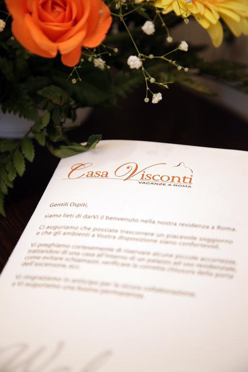 Apartmán Casa Visconti Řím Exteriér fotografie