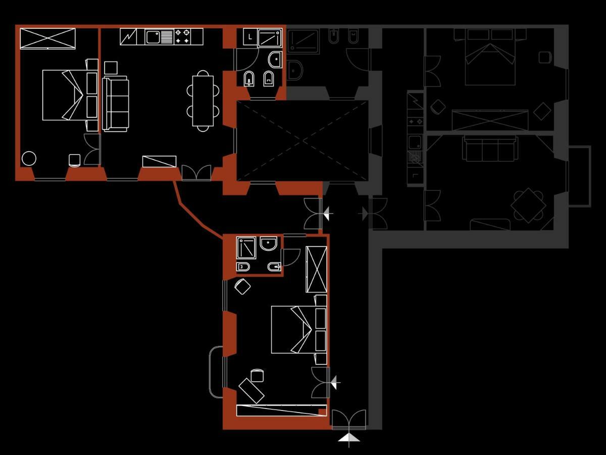 Apartmán Casa Visconti Řím Exteriér fotografie